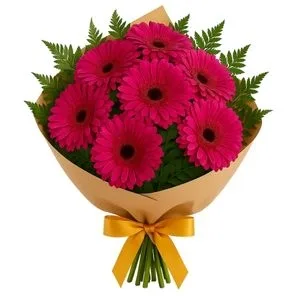 Buquê de 7 Gérberas Pink