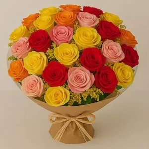 24 Rosas Coloridas