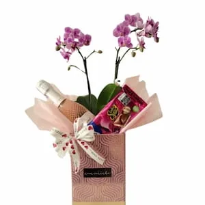 Box Mini Orquídea com Carinho