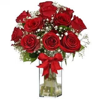 12 Rosas No Vaso