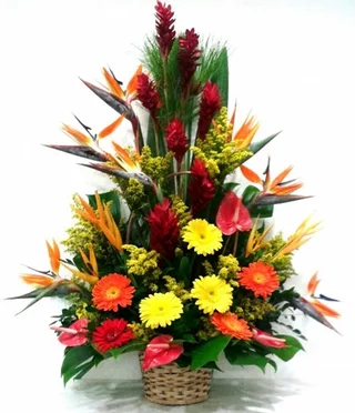 Arranjo De Flores Tropical Super Luxo