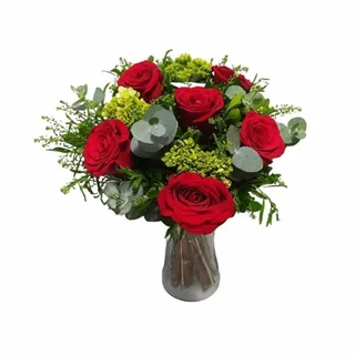 Arranjo De Rosas Colombianas Vermelhas