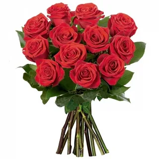 Buquê Com 12 Lindas Rosas Colombianas Vermelhas
