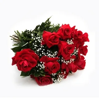 Buque Com 12 Rosas Colombianas