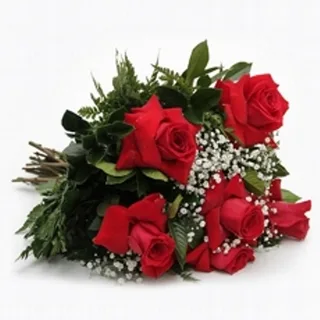 Buque Com 6 Rosas Colombianas