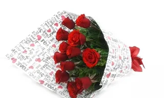 Buquê De 12 Rosas Vermelhas Love 2
