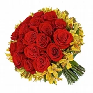 Buquê De 18 Rosas Vermelhas Sintonia Do Amor