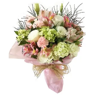 Buquê De Flores Com Tons Rosa Charme
