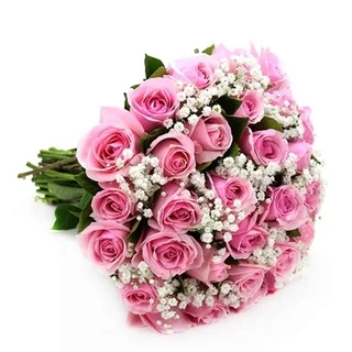Buquê De Rosa Rosas 24 Unidades