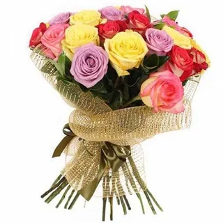 Buquê De Rosas Coloridas