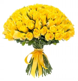 Buquê De Rosas Extravagante Amarelo