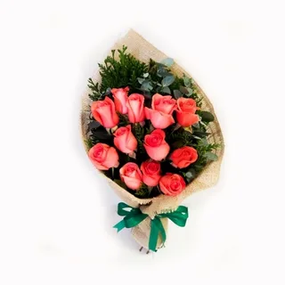Buquê De Rosas Salmão