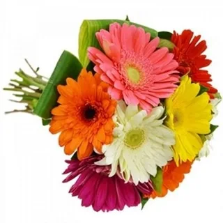 Buquê Simpatia De Gerberas Coloridas