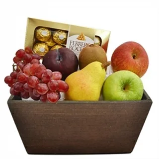 Caixa De Frutas E Bombons Box Saúde
