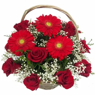Cesta De Flores Despertar Da Paixão