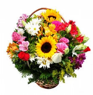 Cesta De Flores Mix
