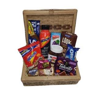 Cesta Delícias De Chocolates