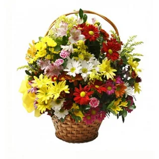 Cesta Flor Do Campo