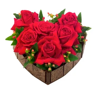 Coração De Rosas Vermelhas Avassalador
