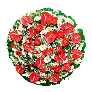 Coroa De Flores Antúrios