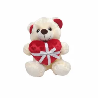 Urso De Pelúcia Branco.