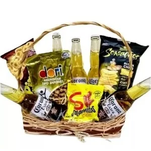 Cesta de Cerveja Corona