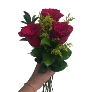 Paixão em 3 Rosas Vermelhas