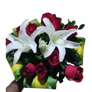 Poesia em Rosas Vermelhas e Lírios Brancos