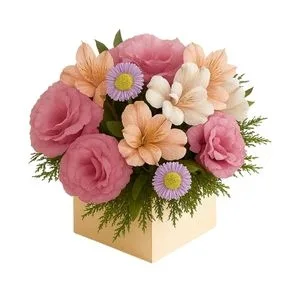 Arranjo de Flores Rosada
