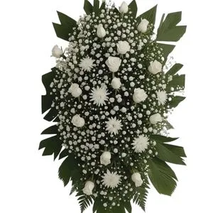 Coroa de Flores Branca