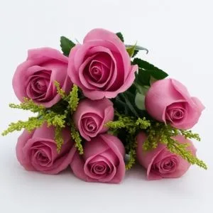 Buquê de 7 Rosas Rosadas