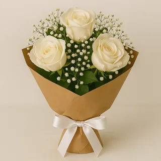 3 Rosas Brancas