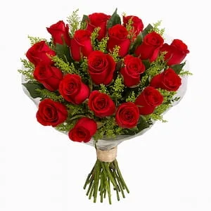 Buquê de 20 Rosas Vermelhas