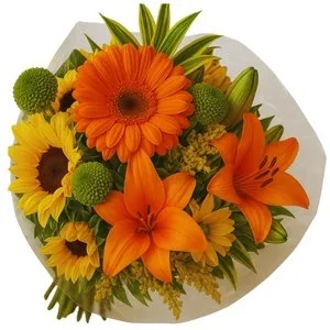 Buquê de Lírios e Flores do Campo