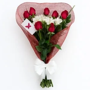 Buquê de Rosas com Astromélias – Sonho Floral