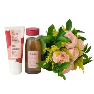 Buquê de Rosas e Kit Natura 1