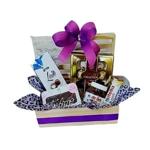 Cesta de Chocolate – Doce amor!