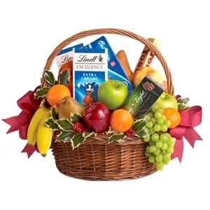 Cesta de Frutas e Chocolates – Beleza e Sabor