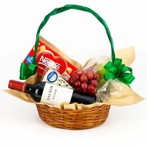 Cesta de Queijo e Vinho – Encontro Perfeito