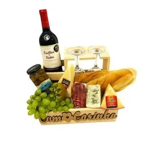 Cesta de Vinho – Sabor à Mesa