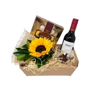 Cesta de Vinho – Um Toque de Elegância