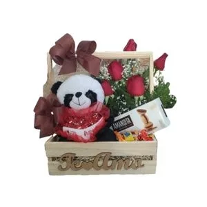 Cesta Guloseimas Romantica – Momento de Amor