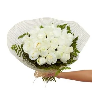 Buquê de 36 Rosas Branca