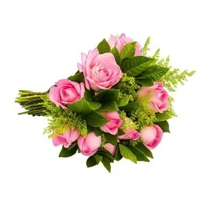 Buquê de 12 Rosas Rosada