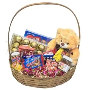 Cesta de Chocolate Luxo