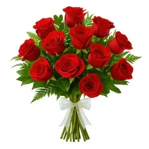Buquê de 12 Rosas Vermelha
