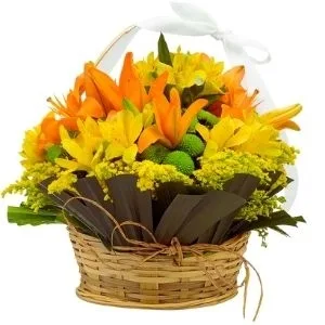 Cesta Flores em Festa