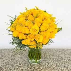 Arranjo de 36 Rosas Amarelas