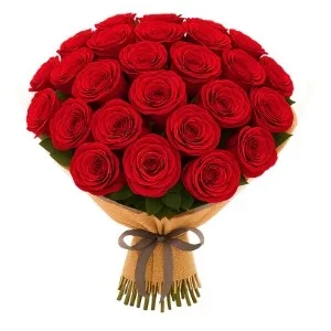 Buquê com 26 Rosas Vermelha