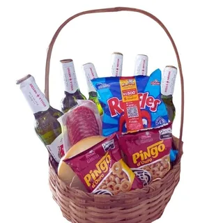 Cesta de Cervejas e Petiscos